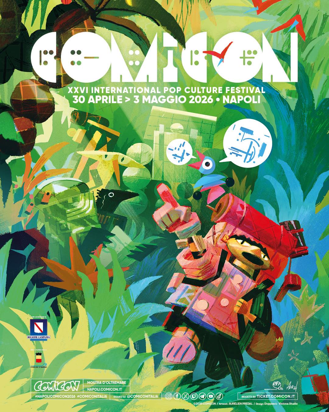 Manifesto Napoli Comicon 2026